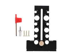 Kit De Modelo Para Fabricar Pinos De Madeira Com 12 Buracos Ajustáveis Com Placa De Corte Para Furadeira Elétrica