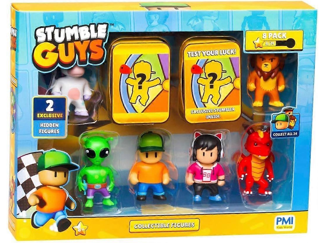 Minifiguras Colecionáveis Stumble Guys 2 Polegadas, Pacote Com 8 Unidades, Brinquedo Para Fãs
