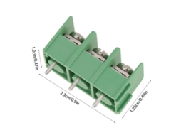 Conectores De Terminal Parafuso Pcb 3 Pinos 50pcs