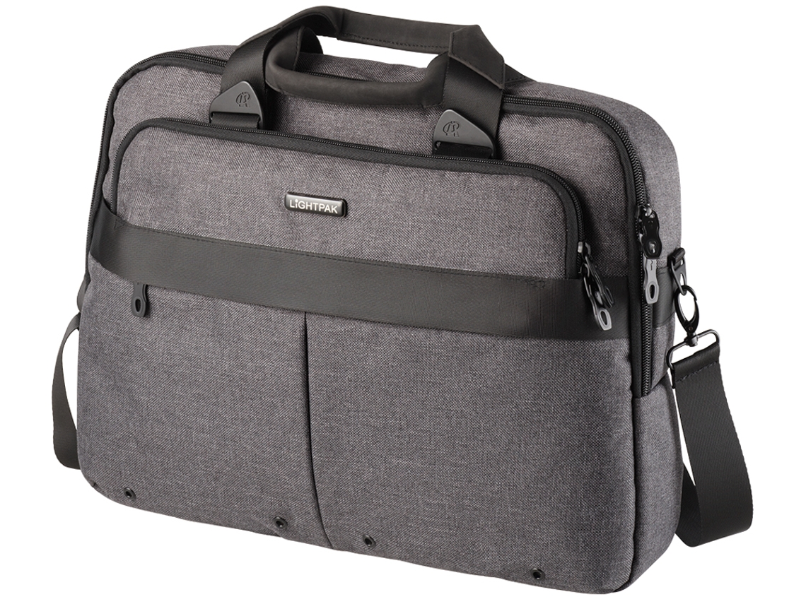 Bolsa para Notebook LIGHTPAK Wookie Poliéster Cinza