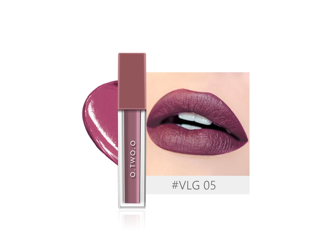 Labial Líquido Mate Impermeable Hidratante De Larga Duración En Tubo Cuadrado Vlg05
