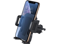 Suporte de Telefone para Carro com Clip Ajustável e Rotação de 360°, Compatibilidade Universal | S/MARCA