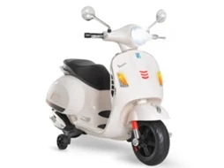 Scooter Elétrica 6v, Mp3, Usb, Buzina, Farol, Luz Traseira, 102×51×76cm, Branca