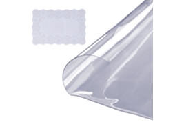 Protetor De Mesa Redondo Transparente Em Pvc 1,5 Mm Ø1230 Mm, Resistente Ao Calor 80°c, Impermeável E Anti-riscos Tekmaquinas