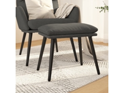 Footstool, Footstools Vidaxl Cinzeto Tecido (n/a)