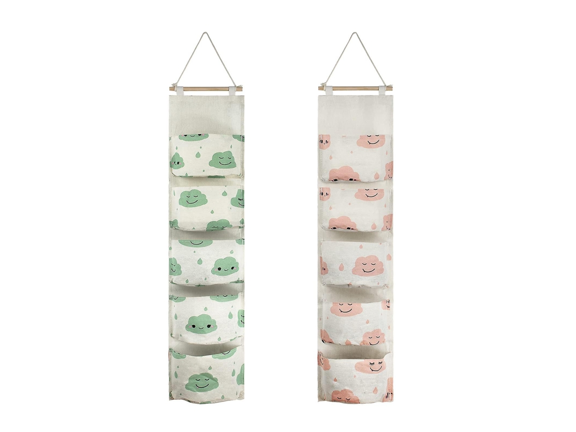 Lurelia Cabideiro De Porta, Pack Com 2, Para Parede, Em Madeira, Para Toalhas E Roupas