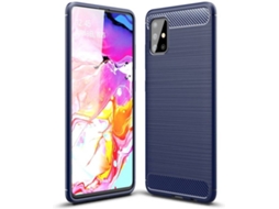 Capa Samsung Galaxy A51 HFS-HOUSE Carbone Azul