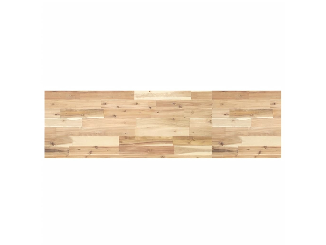 Vidaxl Tampo P/ Móvel Casa De Banho 140x40x4 Acácia Maciça Não Tratada