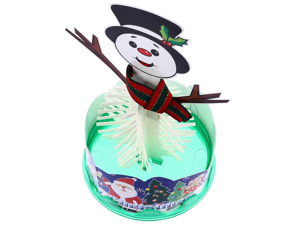 Árvore De Natal Científica Com Cristal Em Papel Branco