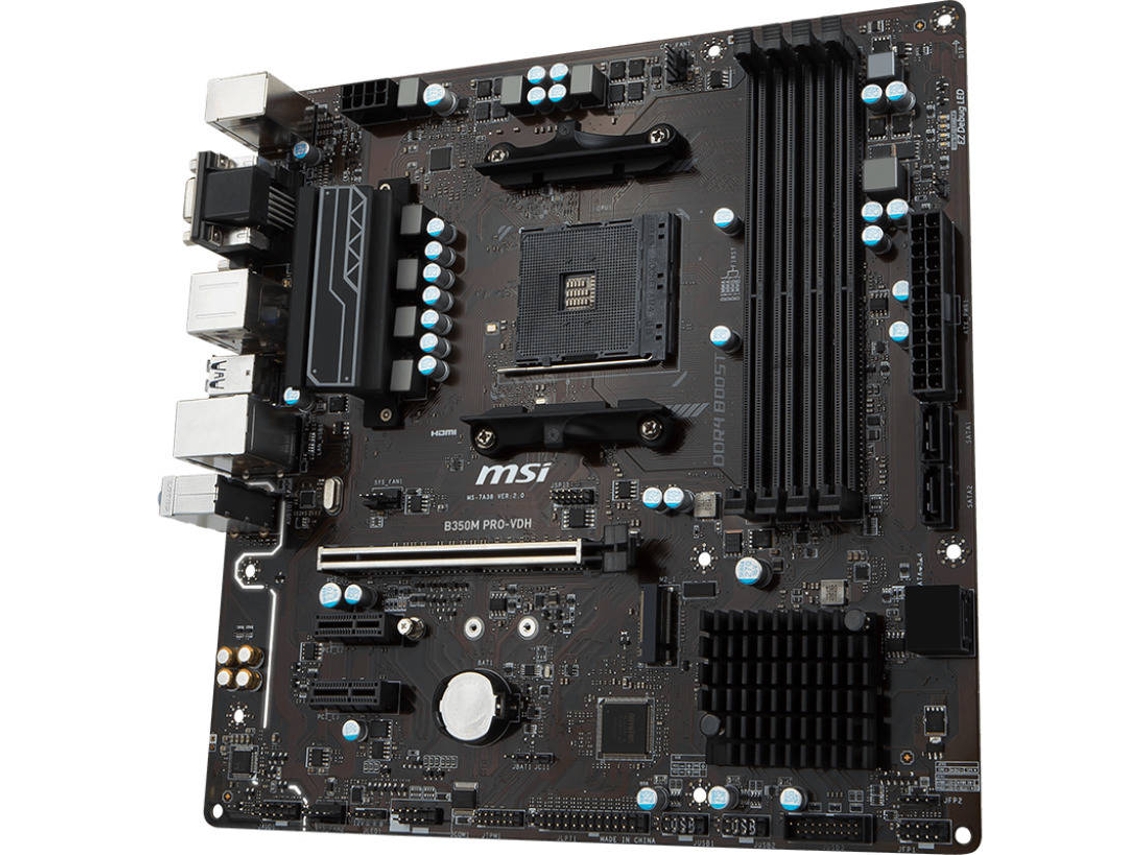 Motherboard MSI B350M ProVDH (Socket AM4 AMD B350 Micro ATX