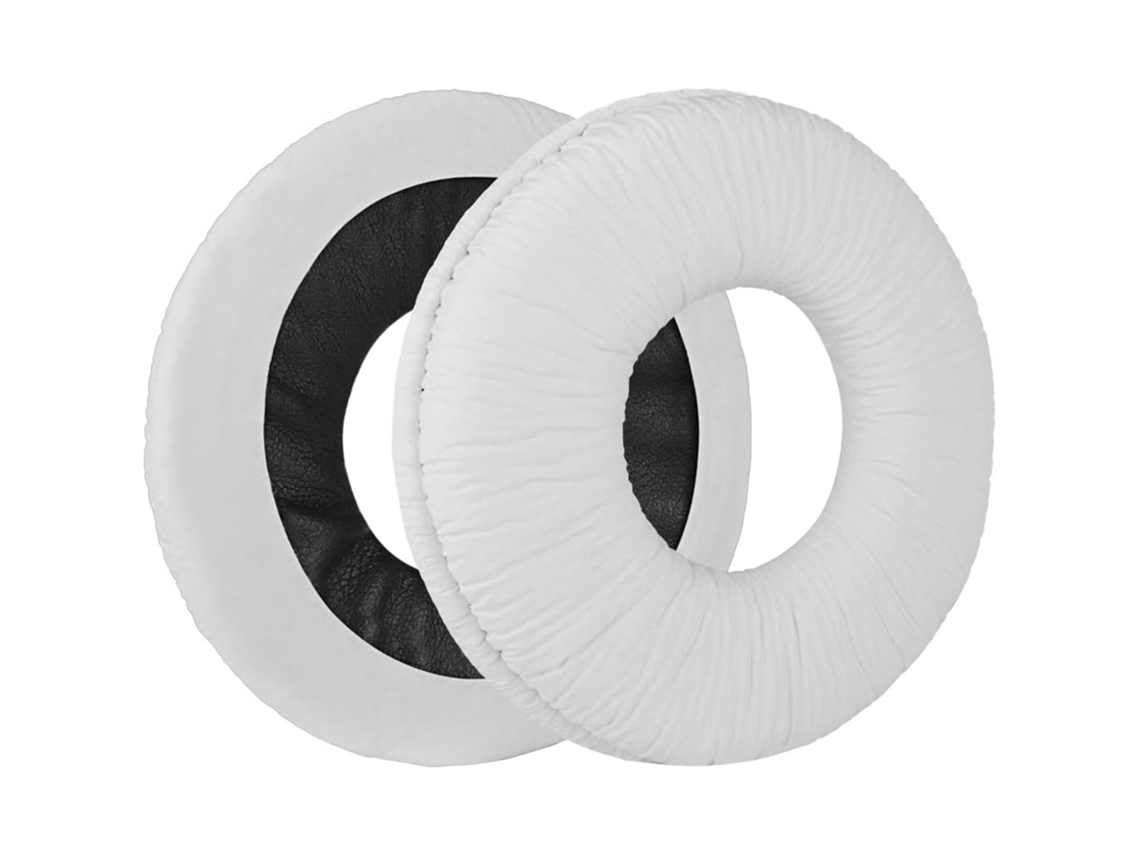 Almofadas Zruxe Para Auscultadores Sony Mdr-v150, 250, Zx100, 300, 600, Wh-ch500 (espuma De Memória, Branco, Par De 2)