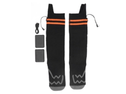 Meias Aquecidas Para Homens E Mulheres Com Bateria Recarregável 5000mah Ajustável Para Inverno Esqui Camping