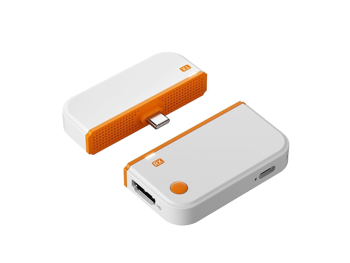 Transmissor Tipo-c Wireless Para Espelhamento De Tela - Plug Play, Compatível Com Celulares, Tablets, Notebooks E Projetores