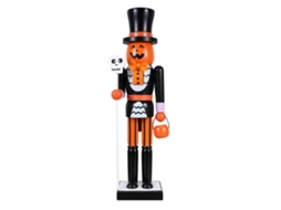 Quebra Nozes De Madeira Para Halloween, Soldado Em Pé Para Decoração De Festa De Halloween, Pintado À Mão, 38,00 X 9,00 X 8,0 Cm, 1 Conjunto Ly Ebike