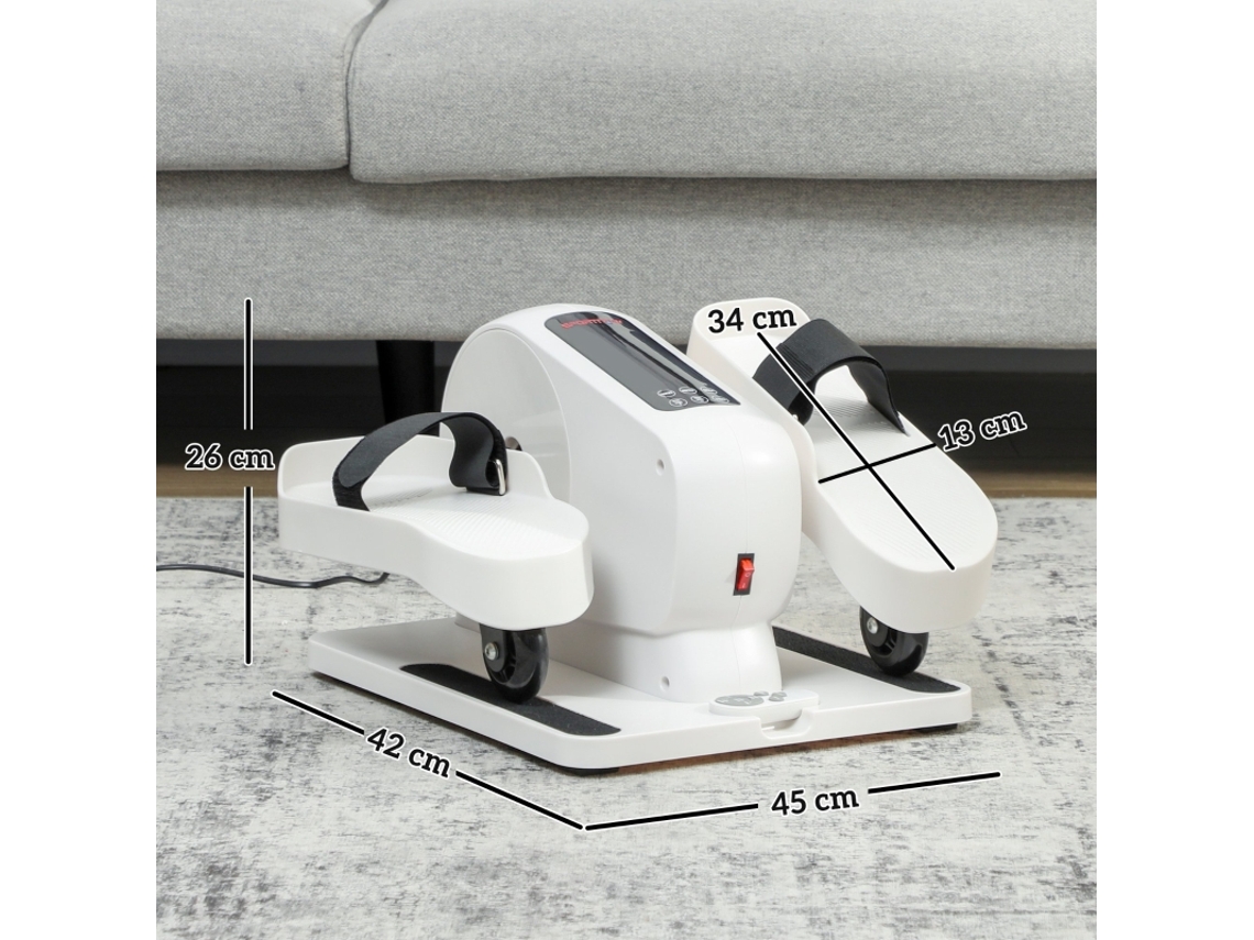 Mini Elíptico Elétrico Sob Mesa, 12 Velocidades E 7 Resistências, Para Casa E Escritório, Treino Silencioso.