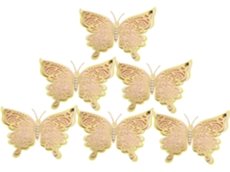 Conjunto de 1 Decoração Parede com Borboletas, Adesivos para Casamentos, Festas e Espaços CHABERLU