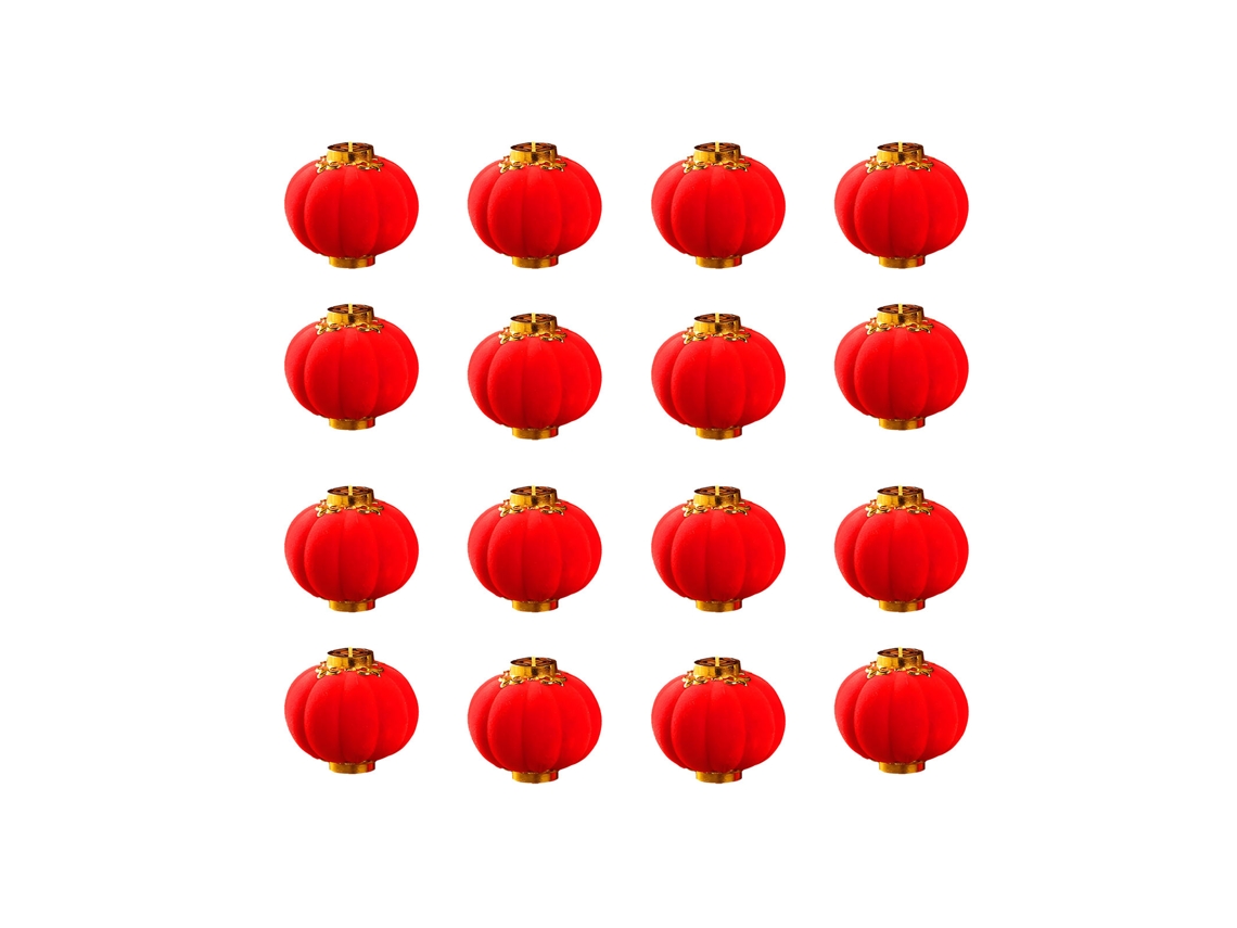 Lanterna Pequena Premium 6 com Acabamento Flocking para Decorações LAXISCREED