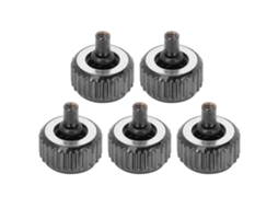 Kit de 5 peças para substituição da coroa do relógio, tubo longo com furo grande de 5 mm.