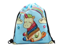 Bolsa Clássica com Cordão com Motivo de Unicórnio Nº 9