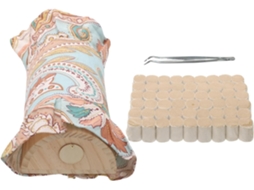 Conjunto de 1 Almofada Cervical Macia com para Moxabustão e Pinça. Ergonômica Leve Aliviar Dores CHABERLU