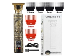Máquina De Cortar Cabelo Elétrica Sem Fio 2023 T9 0mm Para Homem, Máquina De Cortar Cabelo Profissional Para Barba, Recarregável