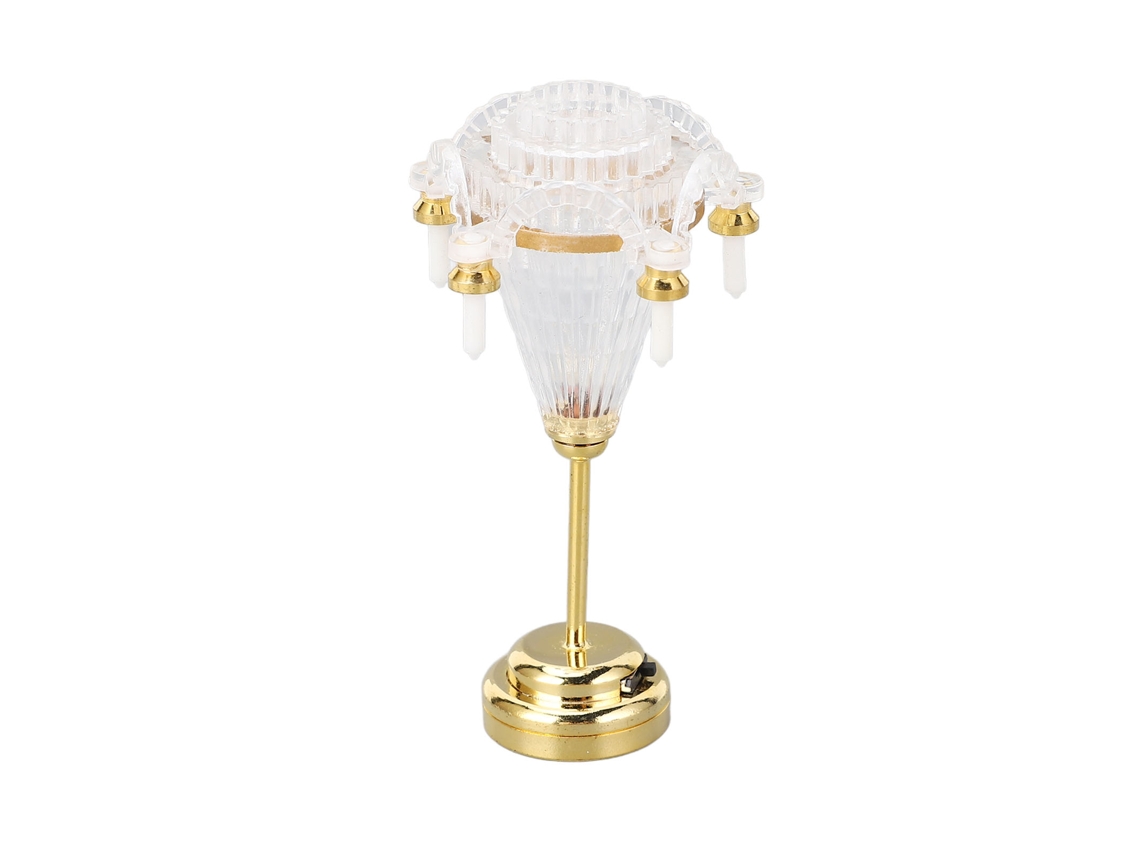 Mali lustre Miniatura Casa Boneca 1:12 Led Bateria Operada Luz de Teto Acrílico