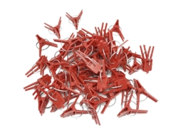 50 Clips De Suporte Para Plantas Tomate Jardim Apoio Treliça Vinha Vegetal Ferramenta De Enxertia Crescer Reto