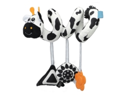 Juguete Espiral De Peluche Animales Para Cochecito Y Silla De Coche Con Sonajero