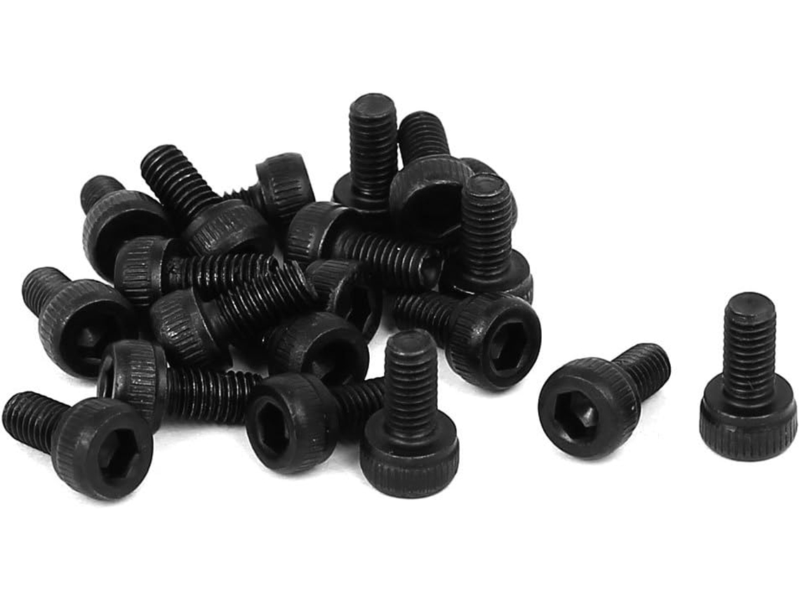 Parafuso de Cabeça Sextavada Interna Roscada Completa M3 X 6mm em Aço Liga Grau 12.9, Pacote com 20 CHABERLU