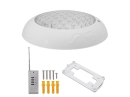 Lâmpada de piscina LED 35W IP68 à prova de água AC DC12V com controle remoto branco S/MARCA