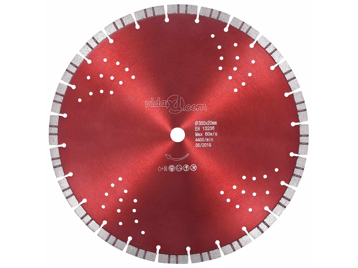 Diamond Disc, Diamond Discs Vidaxl (350 Mm/20 Mm)