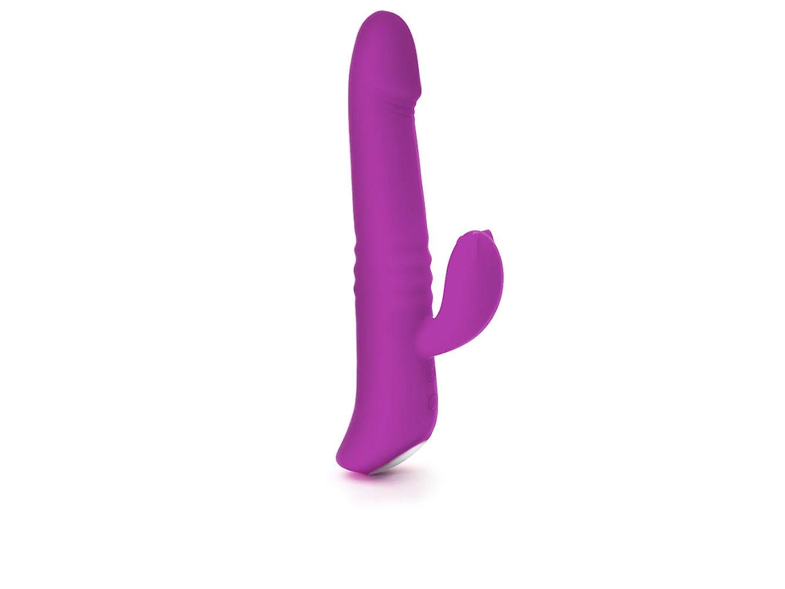 Vibrador Platanomelón Morgan Bunny Lilás 1 Unidade Unissex