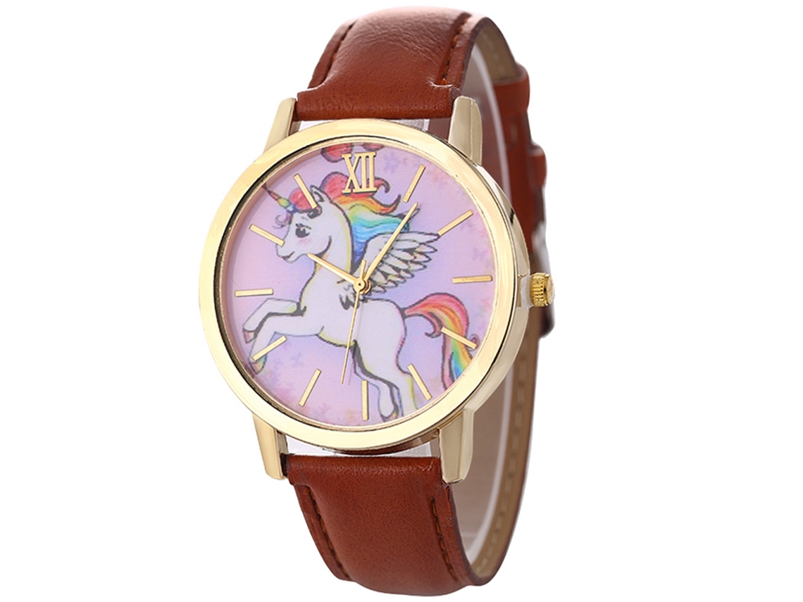 Reloj De Pulsera Para Mujer Zhoulianfa Zlf0530-f Marrón Movimiento De Cuarzo