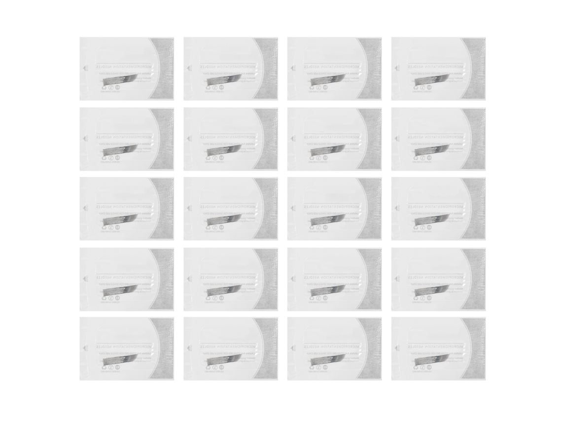 20pcs Lâmina De Agulha Descartável Para Microblading De Sobrancelha Manual 17 Pin Para Tatuagem De Cor Rápida