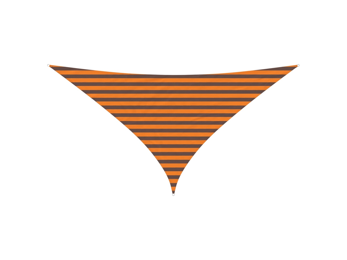 Conjunto 1 Sombra De Sol Vidaxl Laranja Poliéster (3 X 3 X 4,24 M)