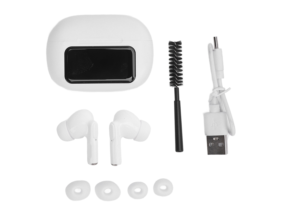 Fones De Ouvido Tradutor Ai 4 Modos 52 Idiomas Translação Em Tempo Real Bluetooth 5.3 Estéreo Branco