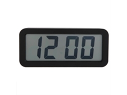 HURRISE Despertador Digital Requintado Lcd Digital Eletrônico Despertador de Mesa Musical Relógio Pendurado Branco Relógio Deco