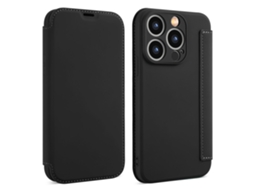 Suporte Casa Para Iphone 15 Pro Max Silicone Anti-choque Com Porta-cartões Preto