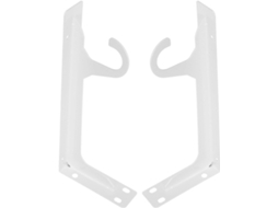 Suporte De Metal Para Varão Armário Iplusmile 30cm Com Ganchos, Suporte Angular Resistente Para Prateleiras Flutuantes