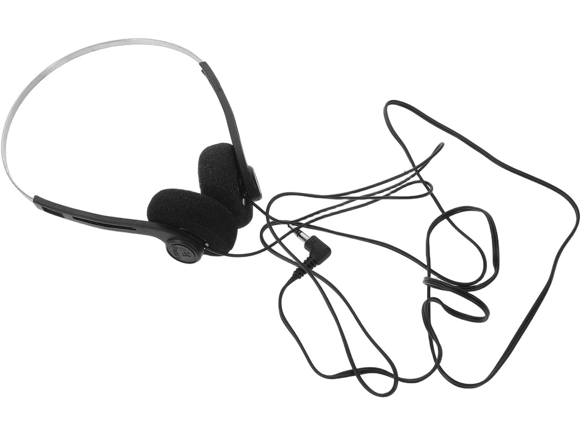 Housoutil Casque Audio Vintage Léger Bandeau Clássico Em Pvc E Mousse, Son Cristallin Para Estúdio E