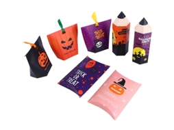 1 Conjunto De Sacos De Presente Para Decorações De Halloween Allinless