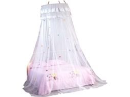 Cortina De Cama Suspensa Com Renda E Mosquiteiro Redondo, Leve E Durável, Ideal Para Quartos E Hotéis