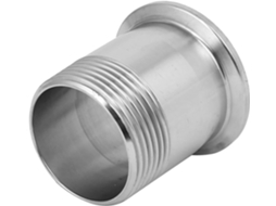 Conexões de Tubo com Rosca Macho Dn32 1 1/4" para Tri clamp de 1,5" CHABERLU