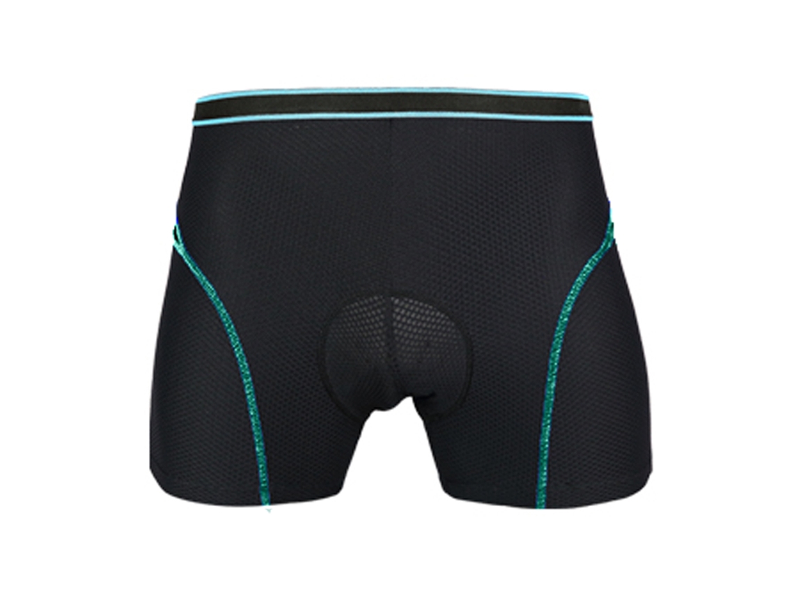 Business calcinha de Ciclismo Masculino com Almofada 3D Tecido Mesh Respirável