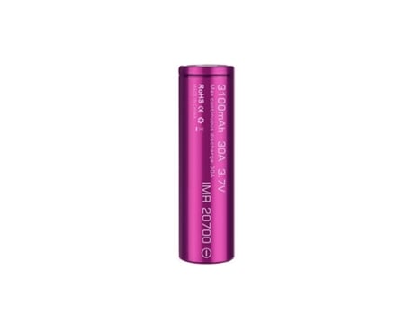 Bateria EFEST 20700 30A 3100Mah Flat Top Produto Sem Nicotina