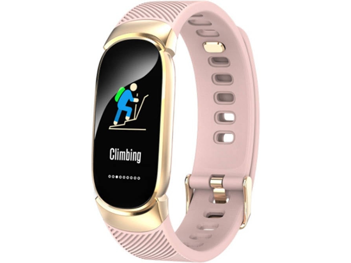 Pulseira Desportiva Szsmart Bf0500 (monitor Cardíaco Pedômetro Rosa)