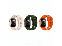 3 Pcs Bracelete Para Apple Watch 42/44/45/46/49mm Cuich