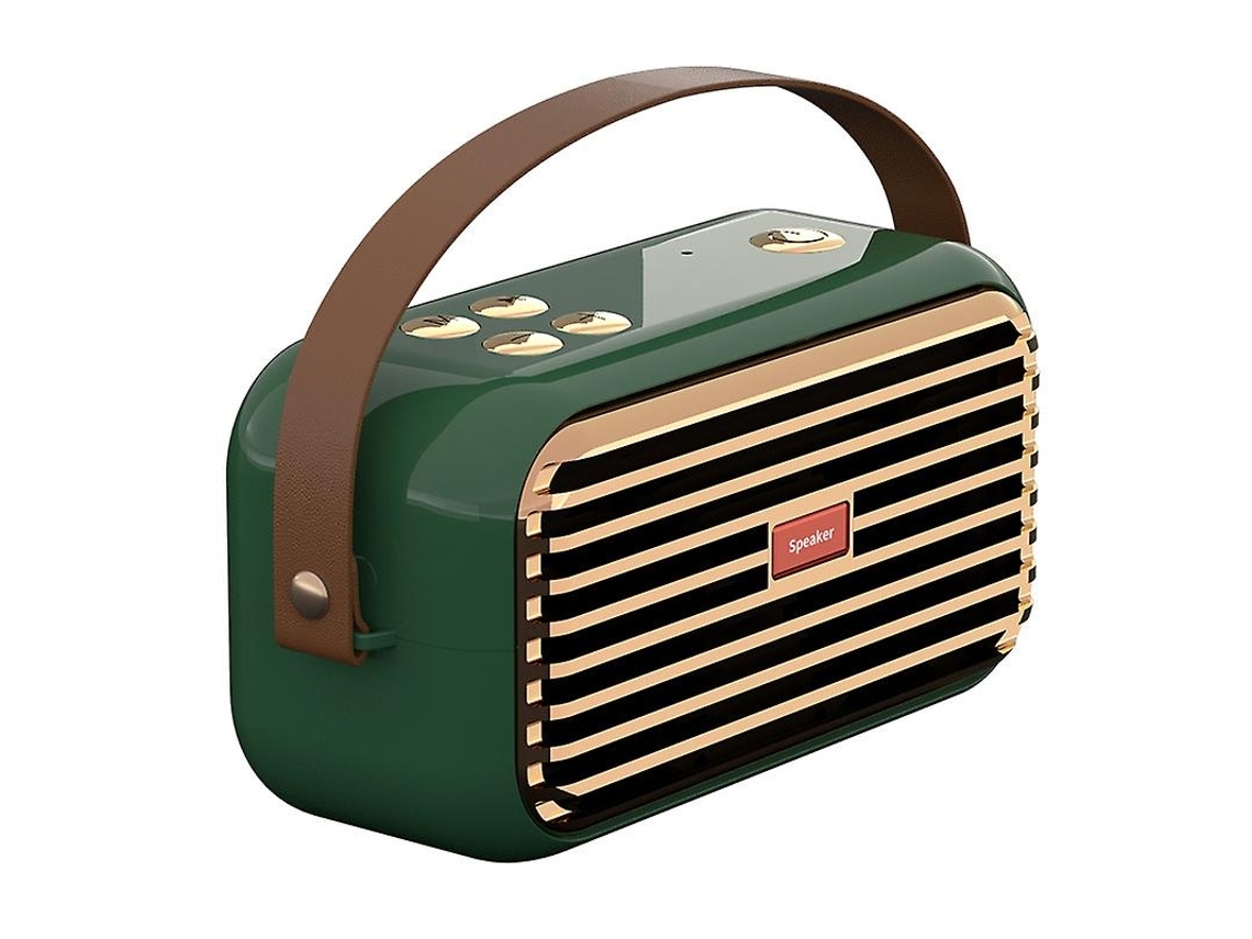 Coluna Bluetooth  S Retro Small Stereo Ornament Speaker Funky Gifts*