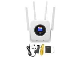 Roteador Wi, Fi 4g Lte de Alta Velocidade com Slot para Cartão Sim, Compatível com a Europa(100, 240 V) BRILVIBERA (300 Mbps)