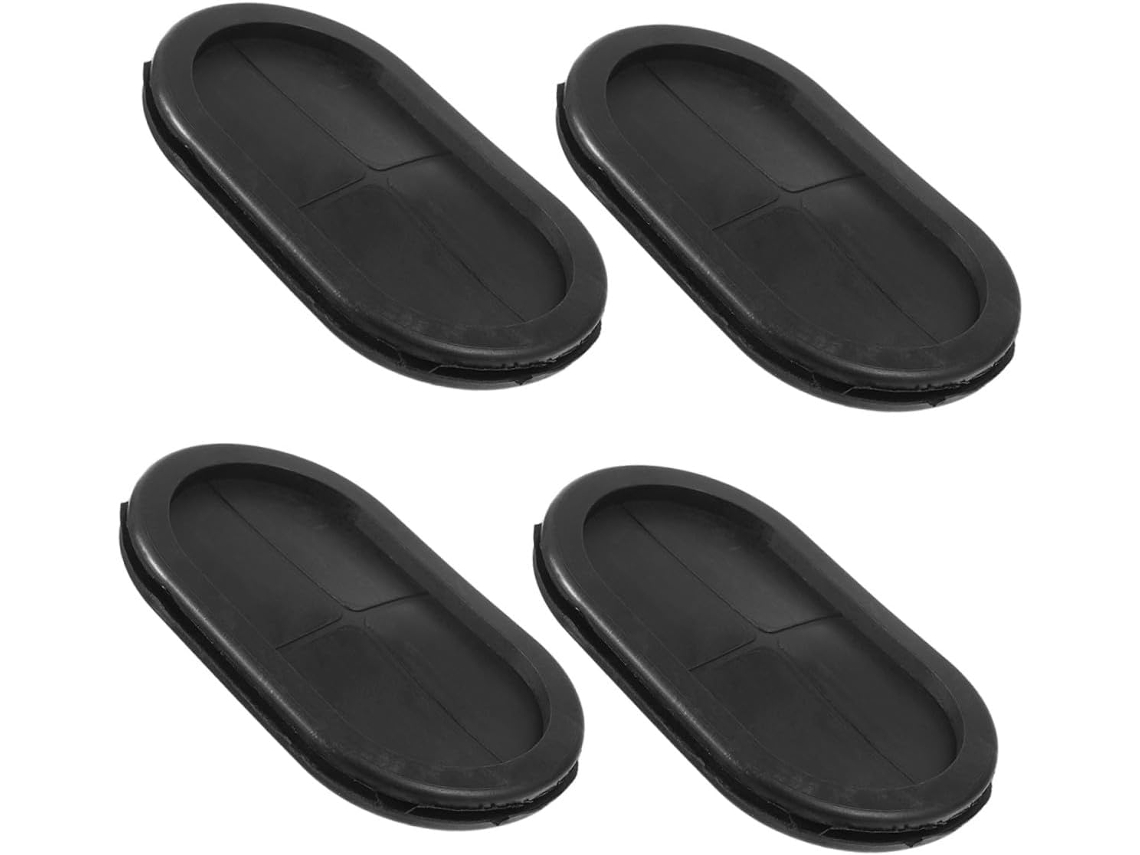 Kit De Protetores Cabos Borracha Oval Magiclulu Com 4 Peças, Ilhós Para Vedação De Furos, Proteção Contra Desgaste E